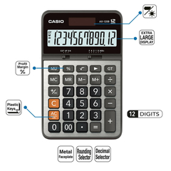 Calculadora Casio AX-120B para escritorio - comprar online