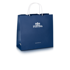 Reloj Festina F20473.5 para dama malla de cuero caja de ceramica