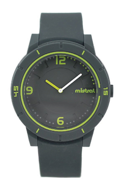 Reloj Mistral GAW-1163-08 malla de caucho análogo para caballero - comprar online