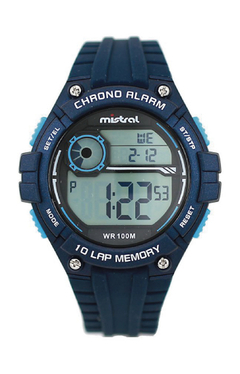 Reloj Mistral GDX-DAH-02 digital malla de caucho para caballero - comprar online