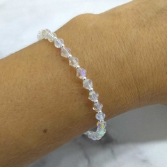 Pulsera PU2-063 Plata 925 Y Cristal 1x1 Consular Stock Varios Colores Disponibles