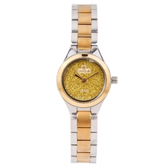 Reloj Blaquè BQ105PD para dama Malla de metal combinado plateado y dorado