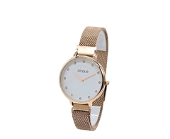 Reloj Blaquè BQ247RB Malla Metal tejido Plateado para dama