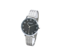 Reloj Blaquè BQ248PN Malla Metal tejido Plateado para dama