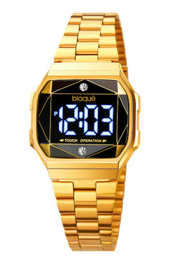 Reloj Blaquè BQ229DN Dorado Digital - comprar online