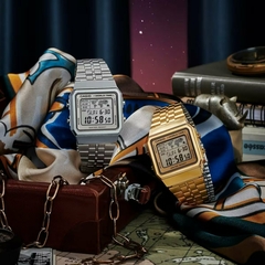 Reloj Casio A500WGA-9D Vintage digital World Time dorado Unisex - comprar online