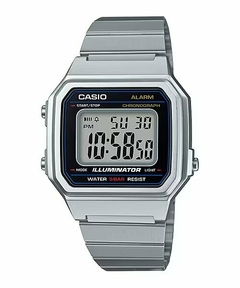 Reloj Casio B650WD-1A Vintage digital malla de acero plateado Unisex WR 50M - comprar online