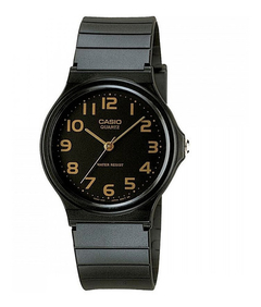 Reloj Casio MQ24-1B2LDF CA-042 malla de caucho negro Unisex WR - comprar online
