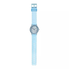 Reloj Casio MQ24S-2B malla de caucho celeste Unisex WR en internet