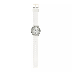 Reloj Casio MQ24S-7B malla de caucho transparente Unisex WR - BRAINE JOYAS Y RELOJES