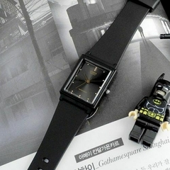 Reloj Casio MQ38-1A malla de caucho negro con Unisex WR - comprar online