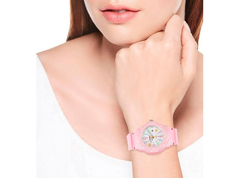 Reloj Casio CA-031 LRW-200H-4B2VCF sumergible con calendario para dama rosa - comprar online