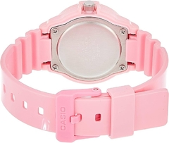 Reloj Casio CA-031 LRW-200H-4B2VCF sumergible con calendario para dama rosa en internet