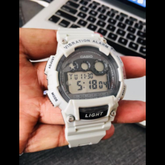 Reloj Casio W-735H-8A2 CA-068 digital malla de resina gris sumergible para  Hombre