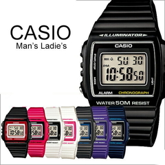 Reloj Casio W215H-6A Vintage digital malla de silicona violeta para unisex WR en internet