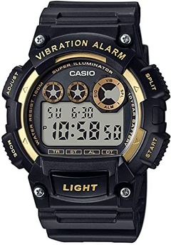 Reloj Casio CA-068 W735H-1A2VDF Caucho Negro DIGITAL