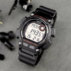 Reloj Casio WS2100H-1AVDF CA-101 Digital para hombre malla de Caucho Negro sumergible