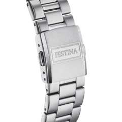 Reloj Festina F16375.1 para dama malla de acero con calendario - BRAINE JOYAS Y RELOJES