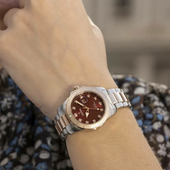 Reloj Festina Dama F20505.2 sumergible malla de acero con calendario - comprar online