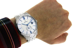 Reloj Festina F16871.1 para caballero malla de acero sumergible con calendario - comprar online