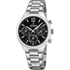 Reloj Festina F20391.4 para dama malla de acero cronógrafo