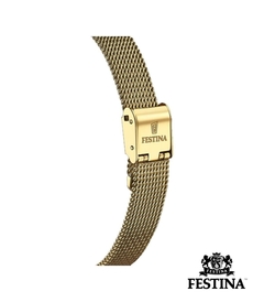Reloj Festina F20495.1 Para Dama malla de metal tejido con cristales swarovski en internet