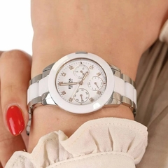 Reloj Festina F20497.1 para dama malla de metal y cerámica multifunción - comprar online