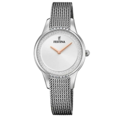 Reloj Festina FES-002 Mod: F20494/1 Para Dama malla de metal tejido con cristales swarovski - comprar online