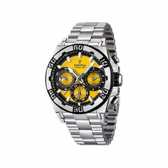 Reloj Festina Hombre F16658.7 Chrono Bike Tour De France cronógrafo, sumergible malla de acero