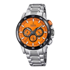 Reloj Festina Hombre F20352.B Chrono Bike cronógrafo, calendario, sumergible malla de acero