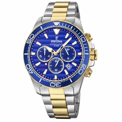 Reloj Festina Hombre F20363.2 cronógrafo, calendario, sumergible malla de acero