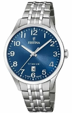 Reloj Festina Hombre F20466.2 sumergible malla de acero con calendario