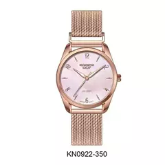 Reloj Knock Out KN0922-350 malla de metal tejido rose para dama