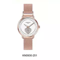 Reloj Knock Out KN0930-251 malla de metal tejido rose para dama