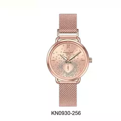 Reloj Knock Out KN0930-256 malla de metal tejido rose para dama