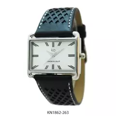 Reloj Knock Out KN1862-263 malla de cuero para dama negro