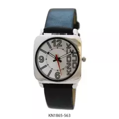 Reloj Knock Out KN1865-563 malla de cuero para dama negro