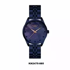 Reloj Knock Out KN2475-885 malla de metal azul para mujer