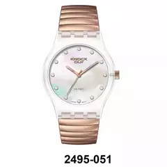 Reloj Knock Out KN2495-051 malla elastizable para dama rosè 42MM