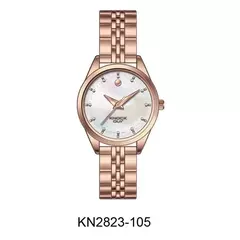 Reloj Knock Out KN2823-105 malla de metal rose para mujer