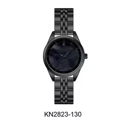 Reloj Knock Out KN2823-130 malla de metal negro para mujer