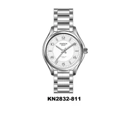 Reloj Knock Out KN2832-811 malla de metal plateado para mujer