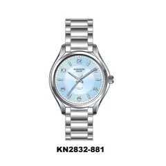 Reloj Knock Out KN2832-881 malla de metal plateado para mujer