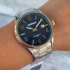 Reloj Mistral Reloj Mistral GMT-6930TT-01 malla de acero para caballero con calendario malla de acero para caballero con calendario