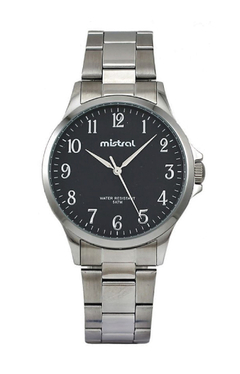 Reloj Mistral GMT-7171-01 malla de acero para caballero - comprar online