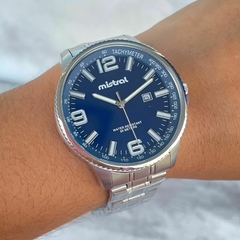 Reloj Mistral GSI-2219-02 malla de acero para caballero con calendario
