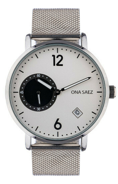 Reloj Ona Saez Tailandia negro y blanco malla tejida para Hombre en internet