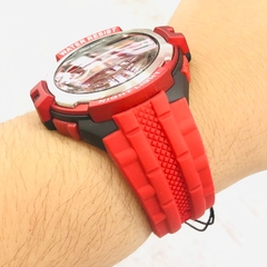 Reloj Pro Space PRO-010 Para Hombre Digital Caucho Sumergible Rojo - comprar online