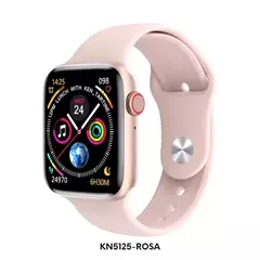 Reloj Smartwatch Knock Out KN5125 malla de silicona rosa para dama