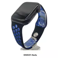 Reloj Smartwatch Knock Out KN5129 malla de silicona azul unisex